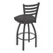 Holland Bar Stool Co 30" Swivel Bar Stool, Pewter Finish, Canter Storm Seat 41030PW004 - alternate 3
